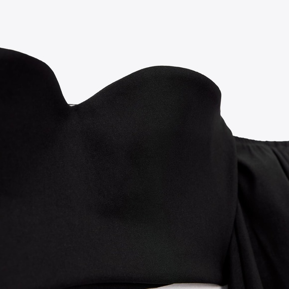 Zara limited edition balloon sleeves crop top you cannot miss - Picture 8 of 8